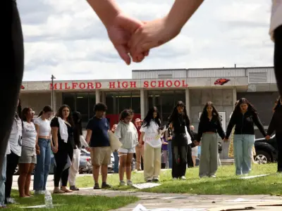 Students walk out for Milford student detained by ICE, attorney says he has no criminal record